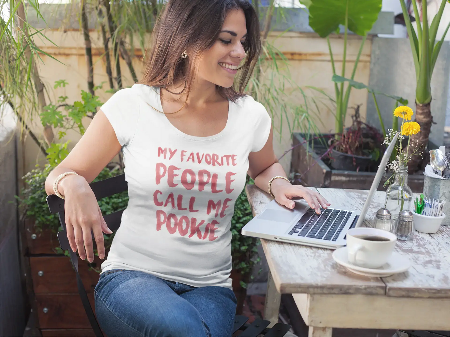 Pookie t Shirt Femme t Shirt avec Mots