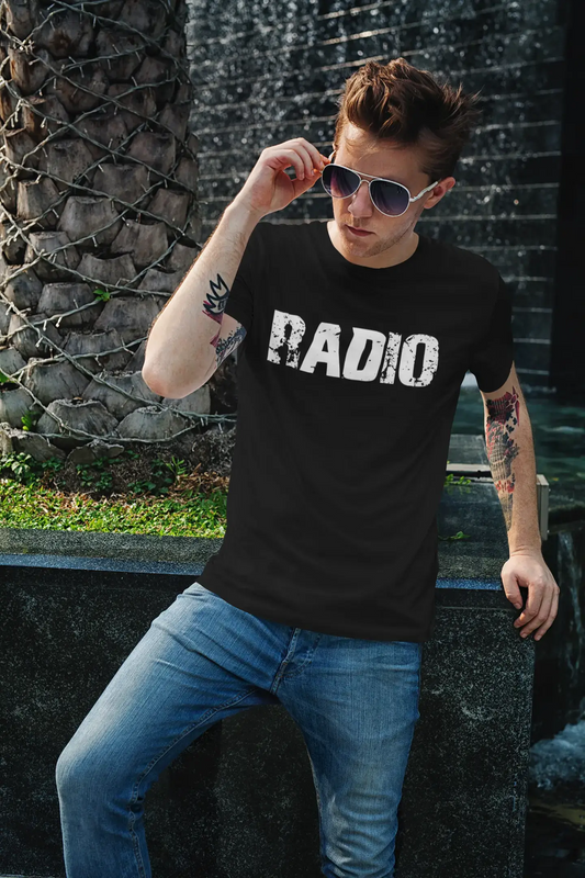Homme Tee Vintage T Shirt Radio