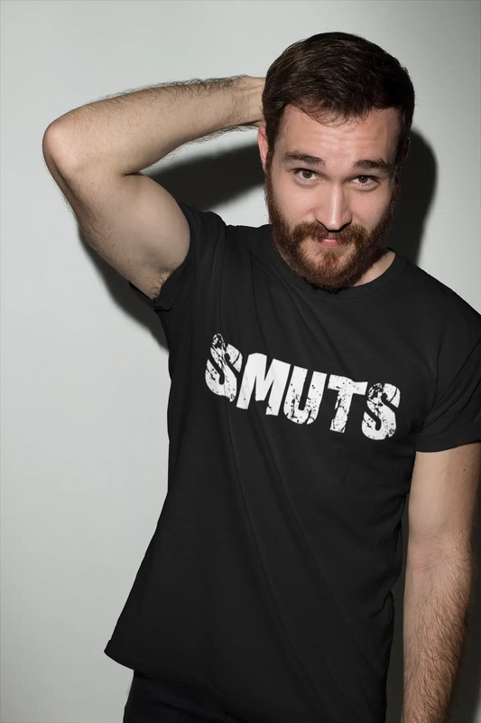 smuts Men's Retro T shirt Black Birthday Gift 00553