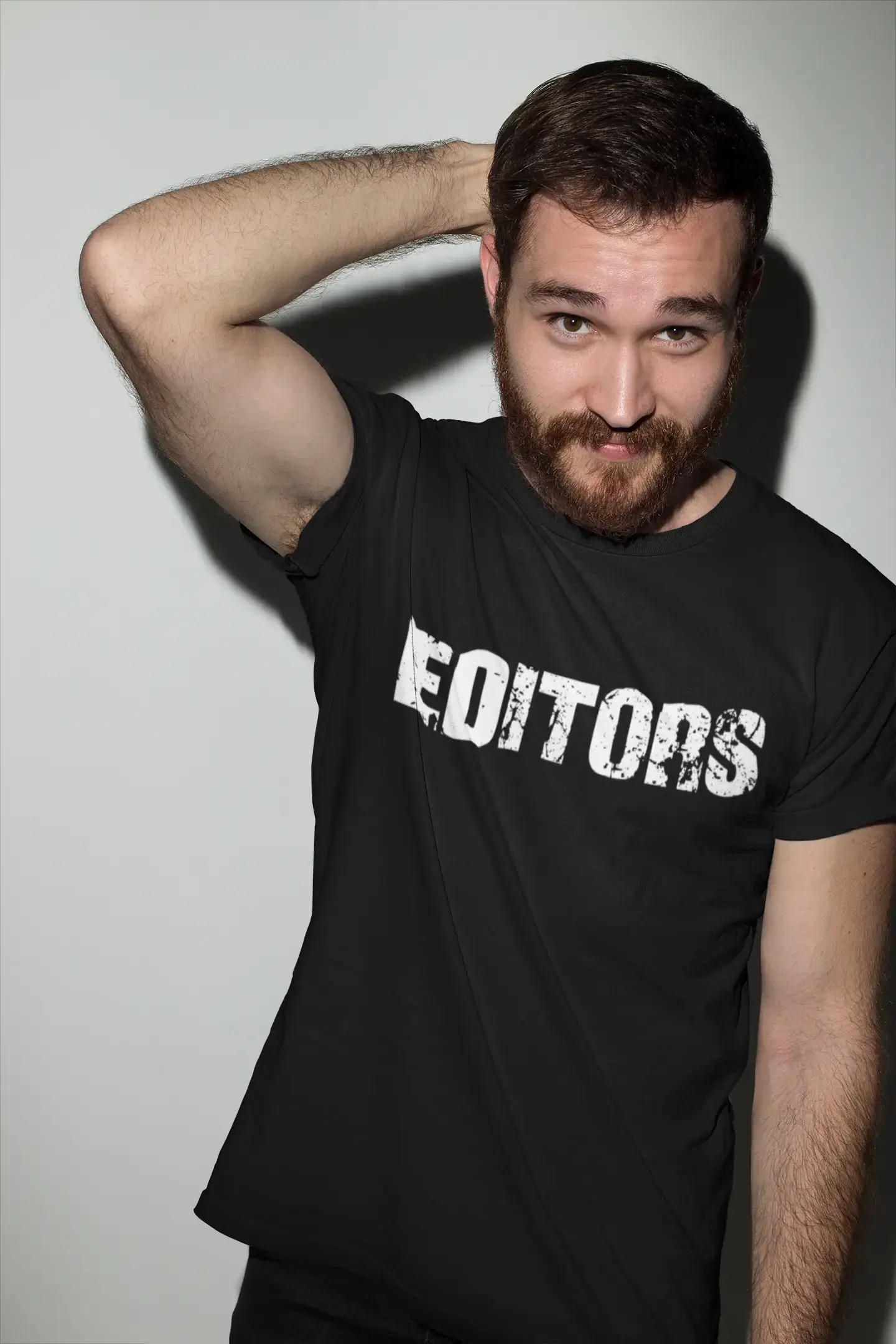 editors Men's Vintage T shirt Black Birthday Gift 00555