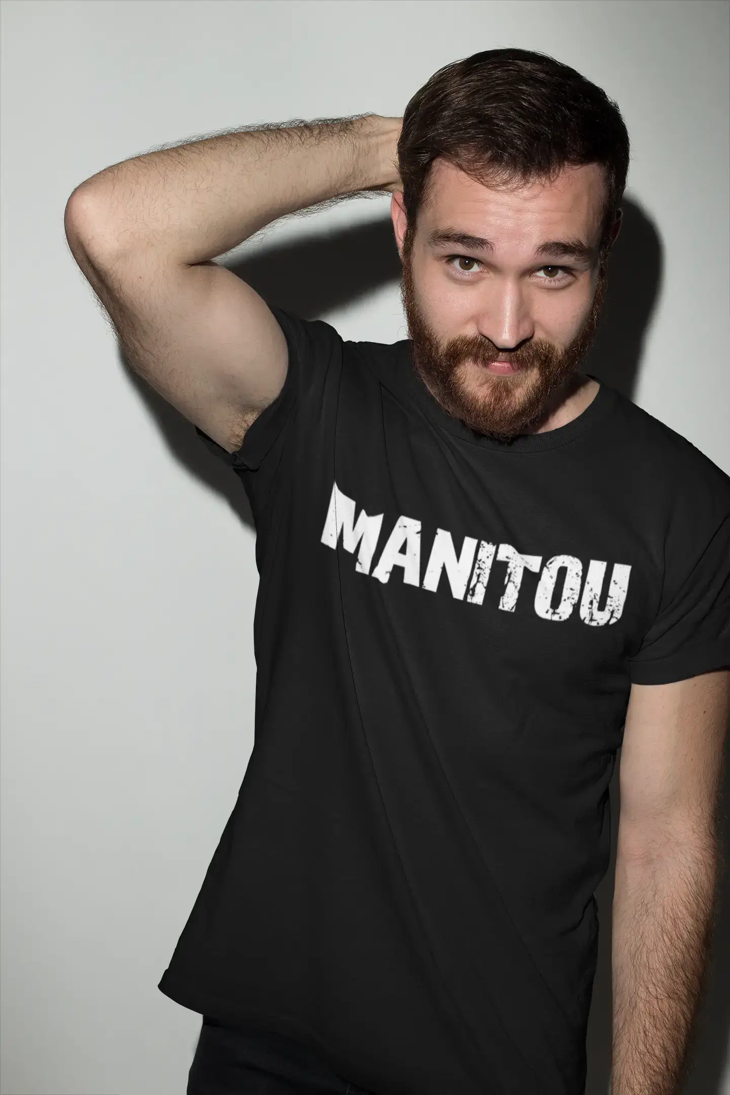 Homme T Shirt Graphique Imprimé Vintage Tee Manitou