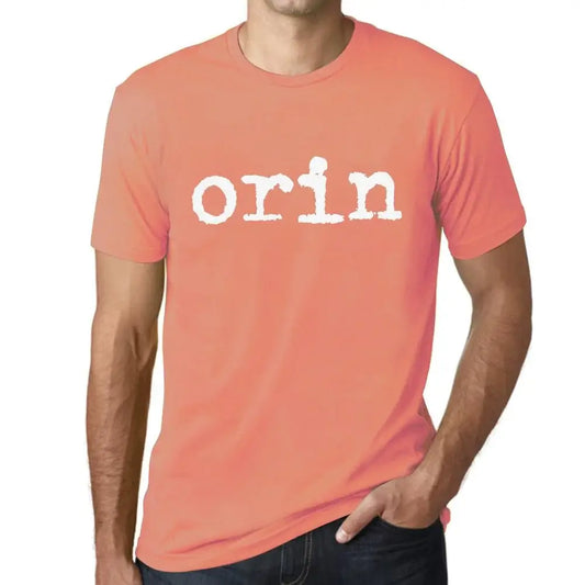 Men's Graphic T-Shirt Orin Eco-Friendly Limited Edition Short Sleeve Tee-Shirt Vintage Birthday Gift Novelty