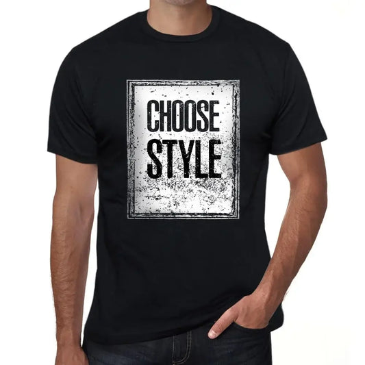 Men's Graphic T-Shirt Choose Style Eco-Friendly Limited Edition Short Sleeve Tee-Shirt Vintage Birthday Gift Novelty