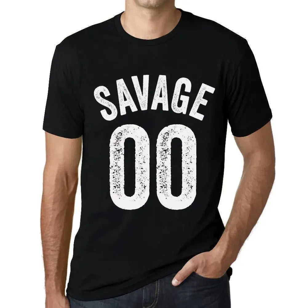 Men's Graphic T-Shirt Savage 00 2024 Vintage Eco-Friendly Short Sleeve Novelty Tee