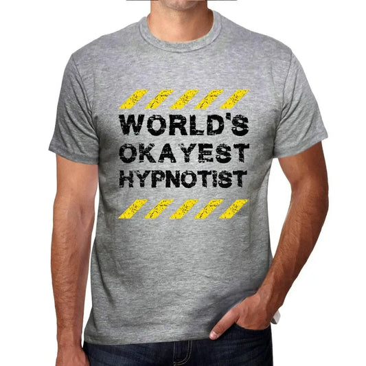 Men's Graphic T-Shirt Worlds Okayest Hypnotist Eco-Friendly Limited Edition Short Sleeve Tee-Shirt Vintage Birthday Gift Novelty