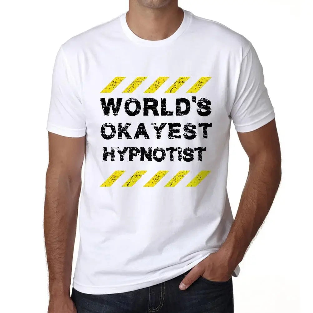 Men's Graphic T-Shirt Worlds Okayest Hypnotist Eco-Friendly Limited Edition Short Sleeve Tee-Shirt Vintage Birthday Gift Novelty