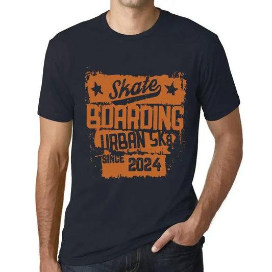 Men's Graphic T-Shirt Urban Skateboard Since 2024 Vintage Eco-Friendly Short Sleeve Novelty Tee