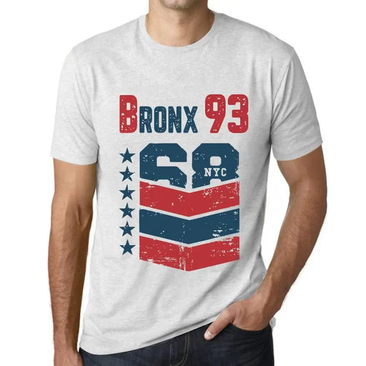 Men's Graphic T-Shirt Bronx 93 93rd Birthday Anniversary 93 Year Old Gift 1931 Vintage Eco-Friendly Short Sleeve Novelty Tee