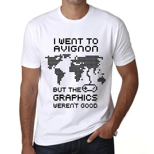 Men's Graphic T-Shirt I Went To Avignon But The Graphics Weren’t Good Eco-Friendly Limited Edition Short Sleeve Tee-Shirt Vintage Birthday Gift Novelty