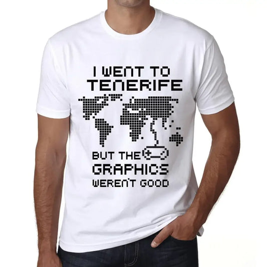 Men's Graphic T-Shirt I Went To Tenerife But The Graphics Weren’t Good Eco-Friendly Limited Edition Short Sleeve Tee-Shirt Vintage Birthday Gift Novelty
