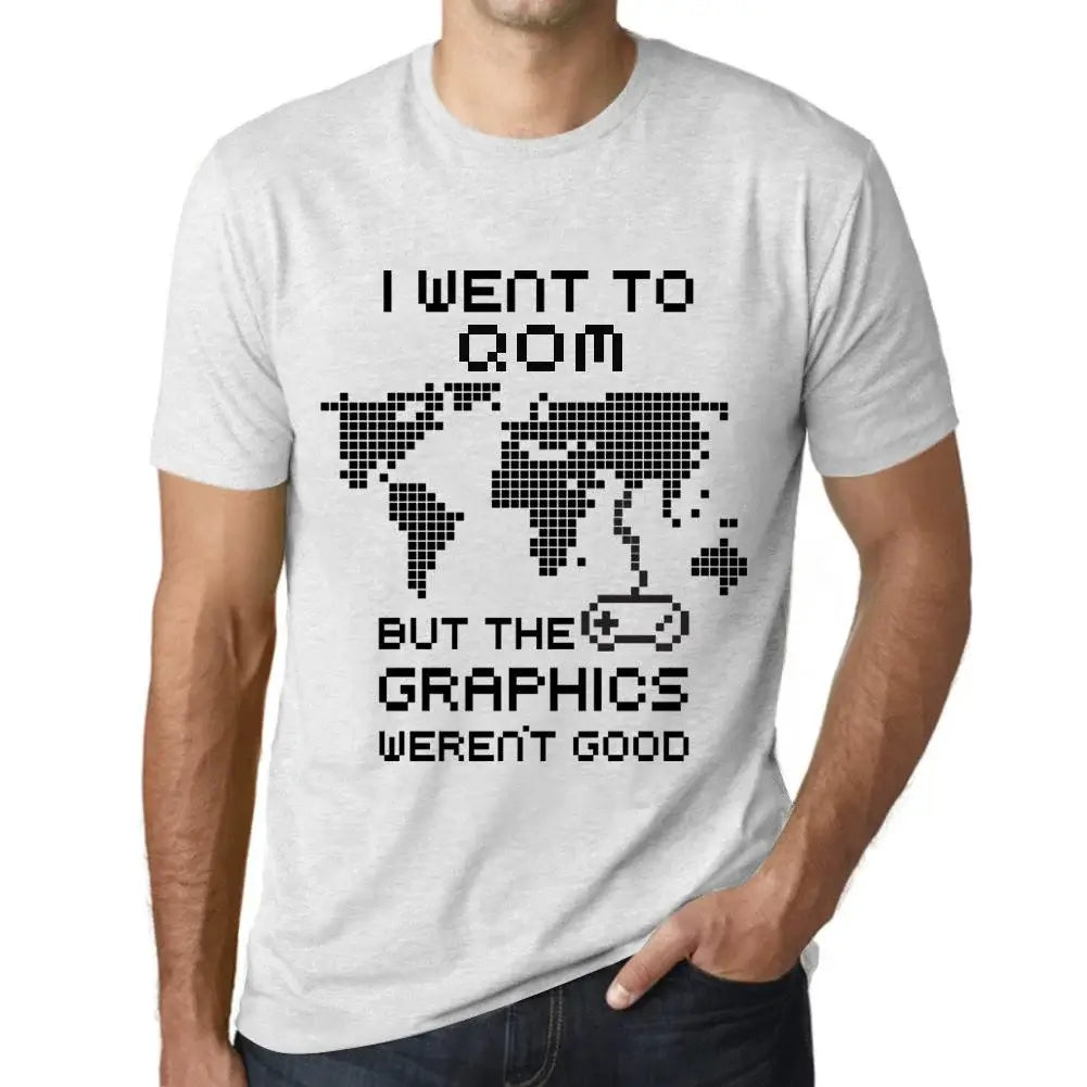 Men's Graphic T-Shirt I Went To Qom But The Graphics Weren’t Good Eco-Friendly Limited Edition Short Sleeve Tee-Shirt Vintage Birthday Gift Novelty