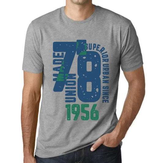 Men's Graphic T-Shirt Superior Urban Style Since 1956 68th Birthday Anniversary 68 Year Old Gift 1956 Vintage Eco-Friendly Short Sleeve Novelty Tee