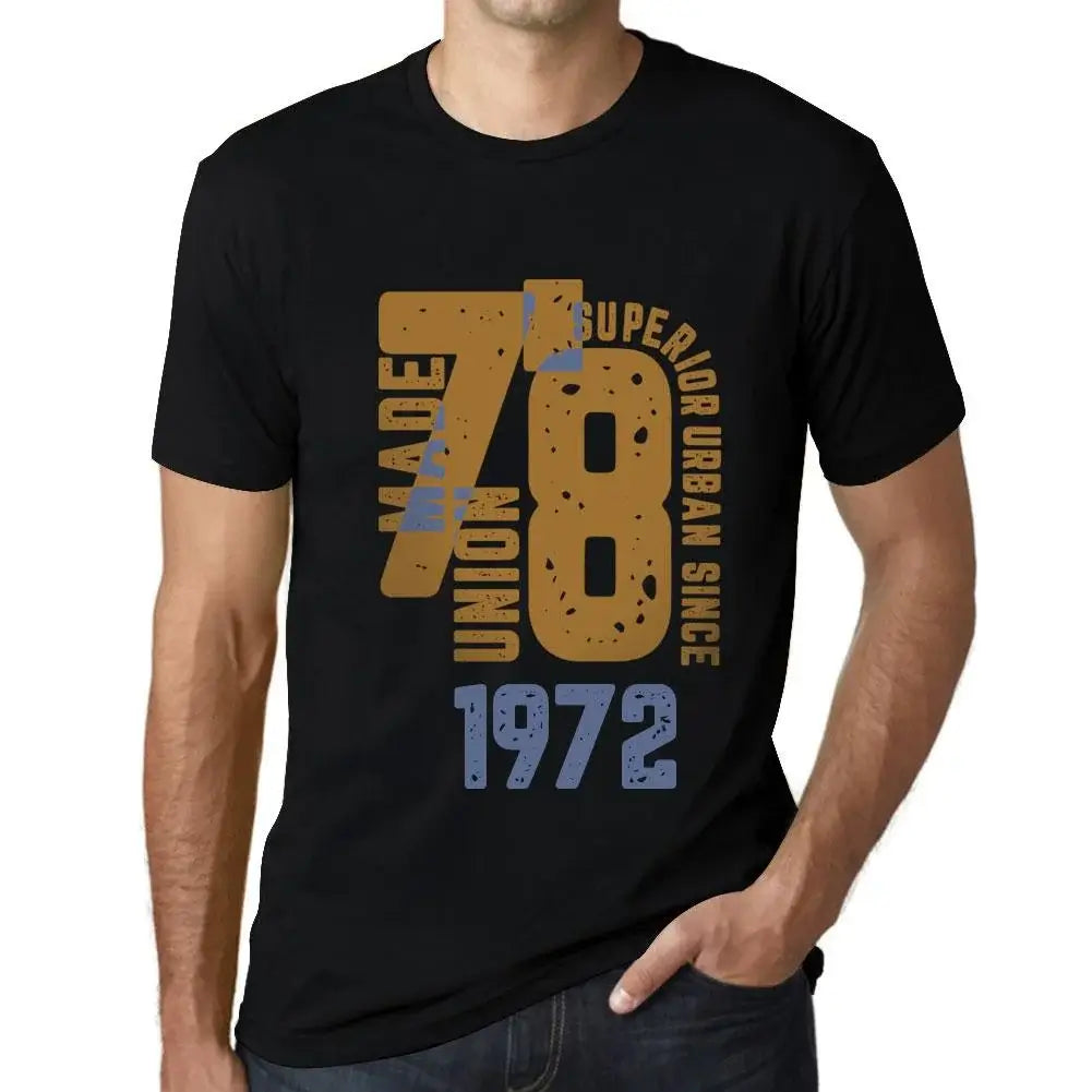 Men's Graphic T-Shirt Superior Urban Style Since 1972 52nd Birthday Anniversary 52 Year Old Gift 1972 Vintage Eco-Friendly Short Sleeve Novelty Tee