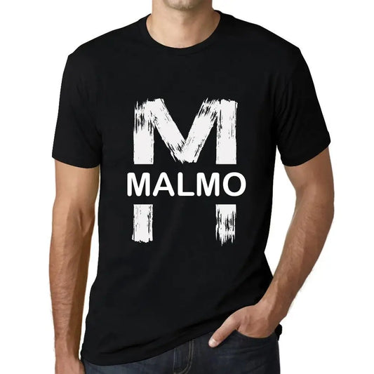 Men's Graphic T-Shirt Malmo Eco-Friendly Limited Edition Short Sleeve Tee-Shirt Vintage Birthday Gift Novelty