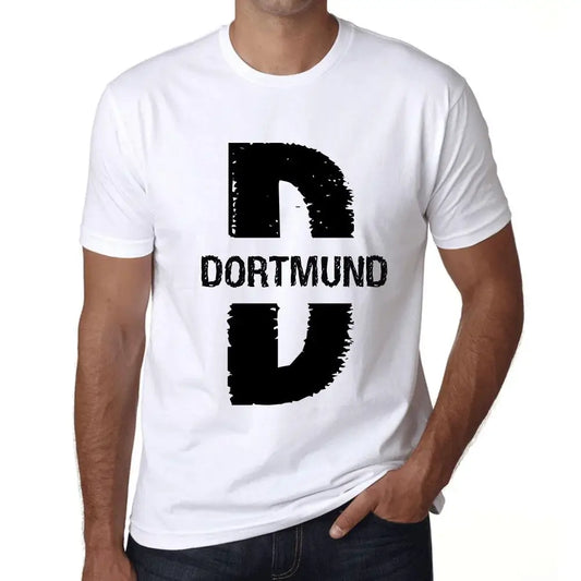 Men's Graphic T-Shirt Dortmund Eco-Friendly Limited Edition Short Sleeve Tee-Shirt Vintage Birthday Gift Novelty