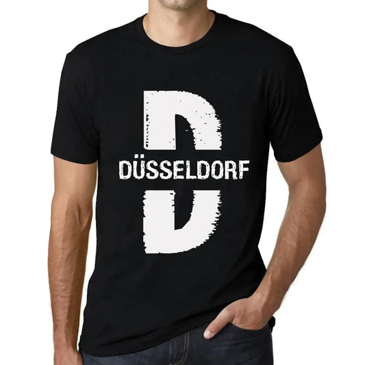 Men's Graphic T-Shirt Düsseldorf Eco-Friendly Limited Edition Short Sleeve Tee-Shirt Vintage Birthday Gift Novelty