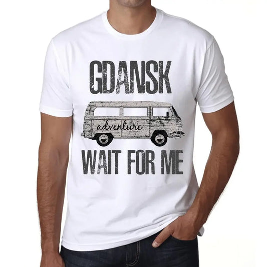 Men's Graphic T-Shirt Adventure Wait For Me In Gdansk Eco-Friendly Limited Edition Short Sleeve Tee-Shirt Vintage Birthday Gift Novelty