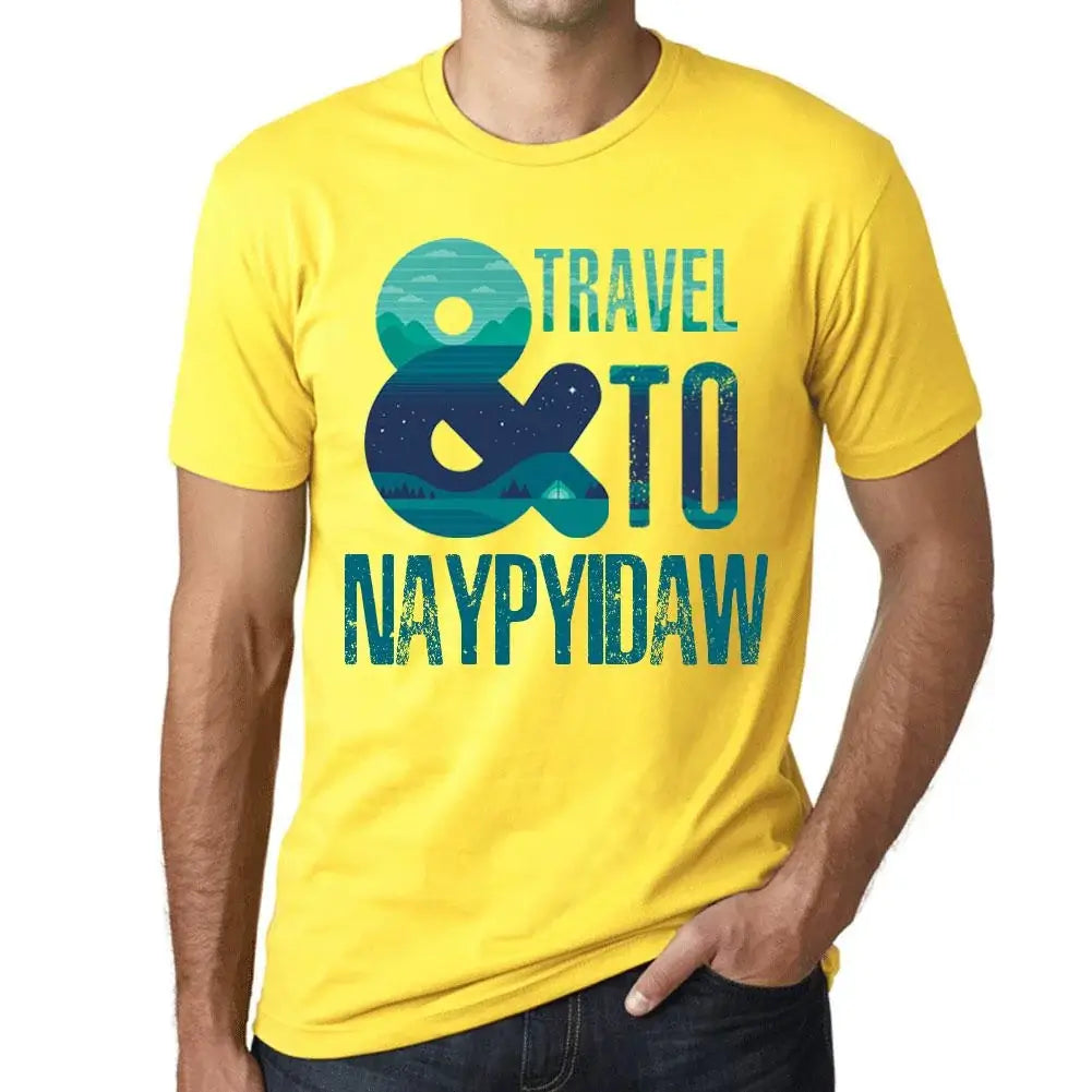Men's Graphic T-Shirt And Travel To Naypyidaw Eco-Friendly Limited Edition Short Sleeve Tee-Shirt Vintage Birthday Gift Novelty