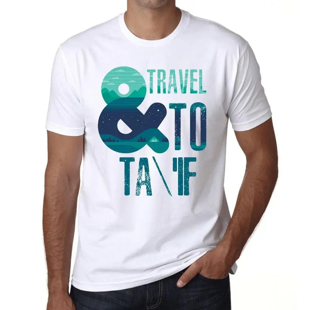 Men's Graphic T-Shirt And Travel To Ta'if Eco-Friendly Limited Edition Short Sleeve Tee-Shirt Vintage Birthday Gift Novelty