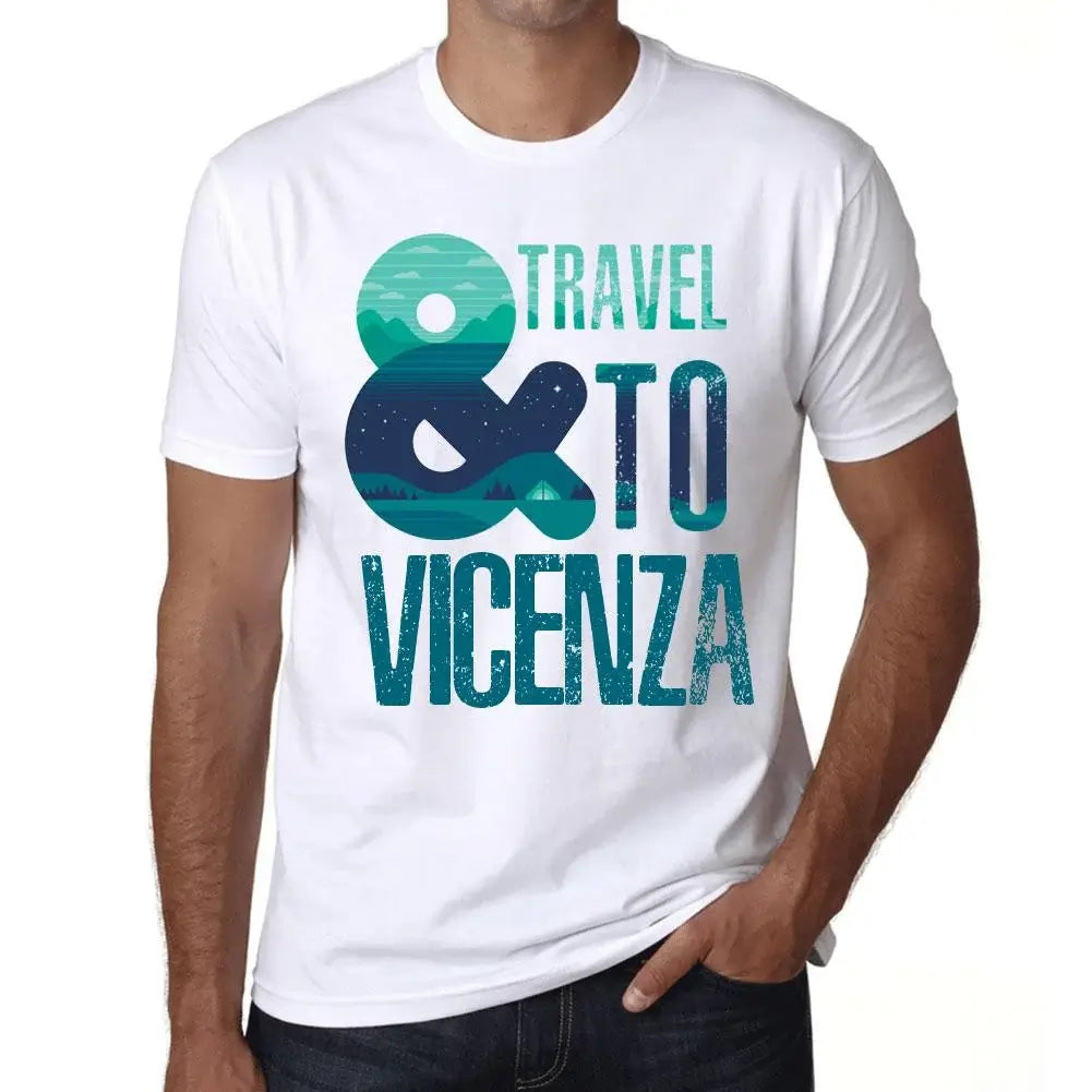 Men's Graphic T-Shirt And Travel To Vicenza Eco-Friendly Limited Edition Short Sleeve Tee-Shirt Vintage Birthday Gift Novelty