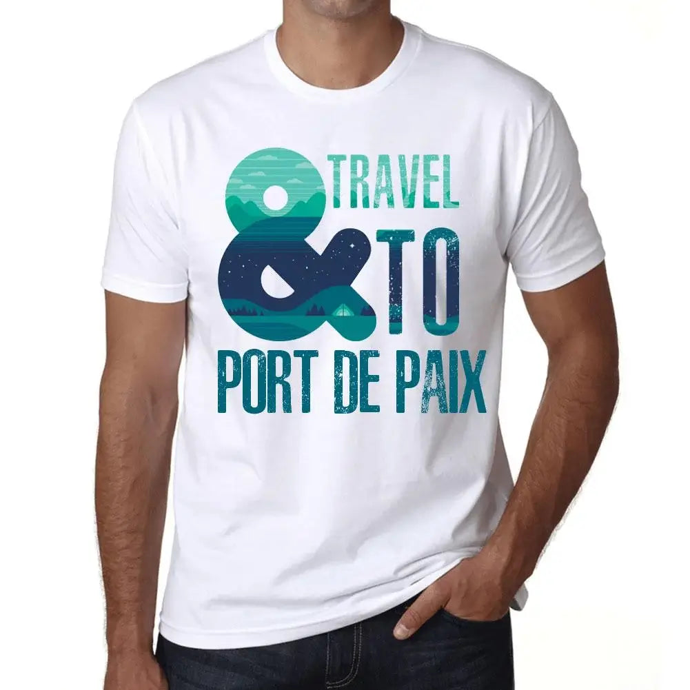 Men's Graphic T-Shirt And Travel To Port De Paix Eco-Friendly Limited Edition Short Sleeve Tee-Shirt Vintage Birthday Gift Novelty