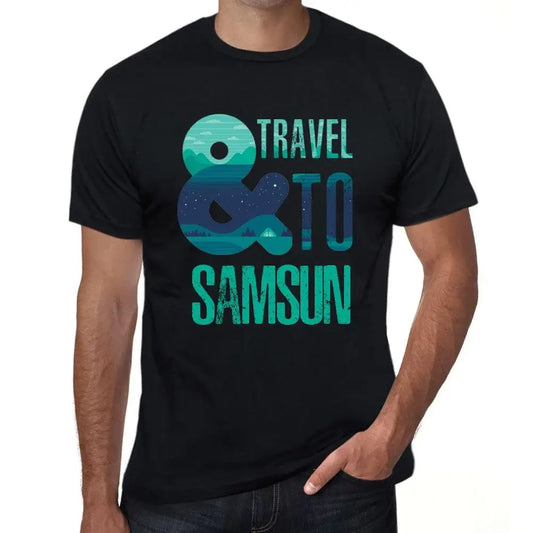 Men's Graphic T-Shirt And Travel To Samsun Eco-Friendly Limited Edition Short Sleeve Tee-Shirt Vintage Birthday Gift Novelty