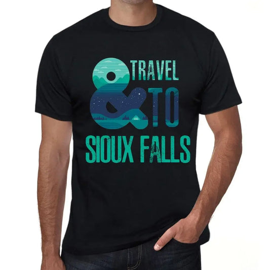 Men's Graphic T-Shirt And Travel To Sioux Falls Eco-Friendly Limited Edition Short Sleeve Tee-Shirt Vintage Birthday Gift Novelty