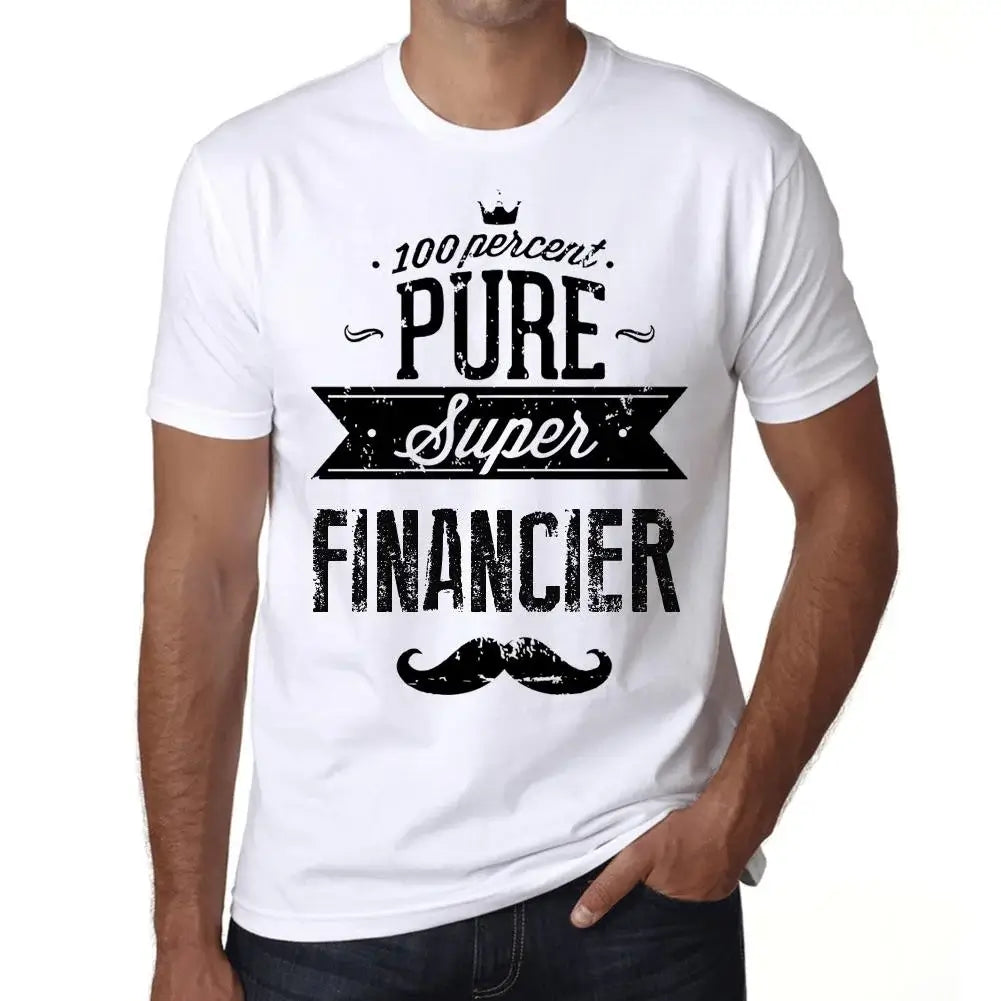 Men's Graphic T-Shirt 100% Pure Super Financier Eco-Friendly Limited Edition Short Sleeve Tee-Shirt Vintage Birthday Gift Novelty