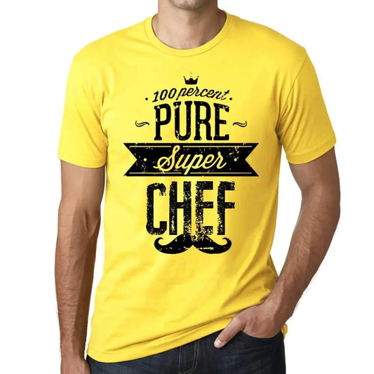 Men's Graphic T-Shirt 100% Pure Super Chef Eco-Friendly Limited Edition Short Sleeve Tee-Shirt Vintage Birthday Gift Novelty
