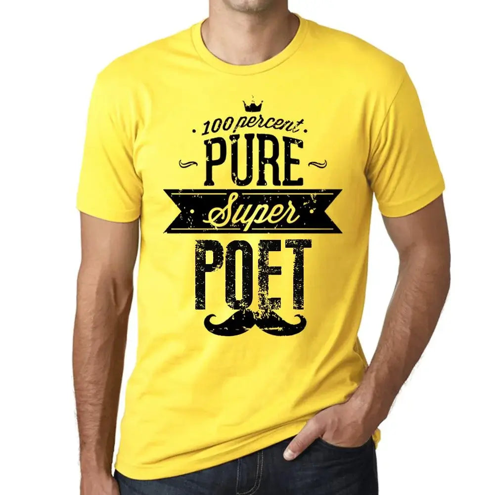 Men's Graphic T-Shirt 100% Pure Super Poet Eco-Friendly Limited Edition Short Sleeve Tee-Shirt Vintage Birthday Gift Novelty