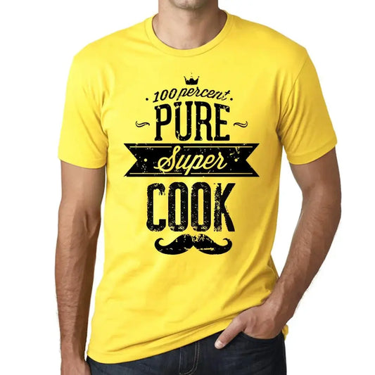 Men's Graphic T-Shirt 100% Pure Super Cook Eco-Friendly Limited Edition Short Sleeve Tee-Shirt Vintage Birthday Gift Novelty