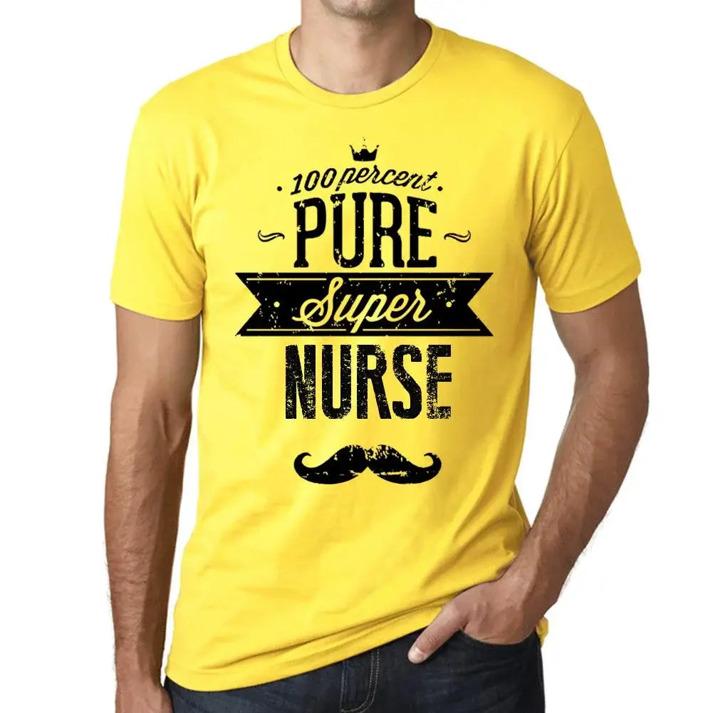 Men's Graphic T-Shirt 100% Pure Super Nurse Eco-Friendly Limited Edition Short Sleeve Tee-Shirt Vintage Birthday Gift Novelty