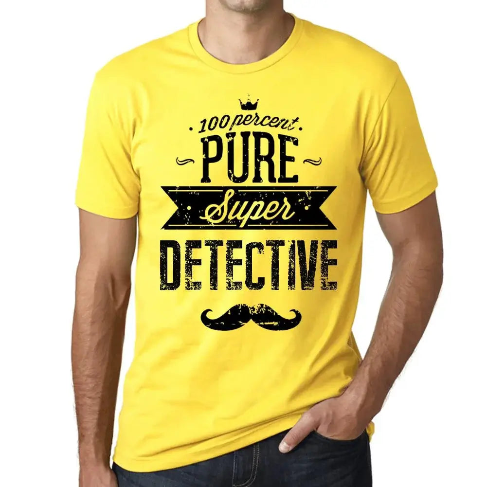 Men's Graphic T-Shirt 100% Pure Super Detective Eco-Friendly Limited Edition Short Sleeve Tee-Shirt Vintage Birthday Gift Novelty