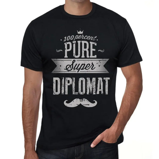 Men's Graphic T-Shirt 100% Pure Super Diplomat Eco-Friendly Limited Edition Short Sleeve Tee-Shirt Vintage Birthday Gift Novelty