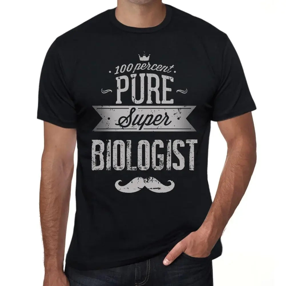 Men's Graphic T-Shirt 100% Pure Super Biologist Eco-Friendly Limited Edition Short Sleeve Tee-Shirt Vintage Birthday Gift Novelty