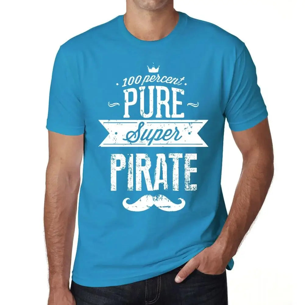 Men's Graphic T-Shirt 100% Pure Super Pirate Eco-Friendly Limited Edition Short Sleeve Tee-Shirt Vintage Birthday Gift Novelty