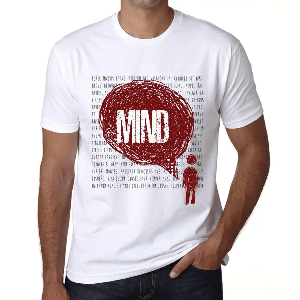 Men's Graphic T-Shirt Thoughts Mind Eco-Friendly Limited Edition Short Sleeve Tee-Shirt Vintage Birthday Gift Novelty