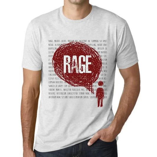 Men's Graphic T-Shirt Thoughts Rage Eco-Friendly Limited Edition Short Sleeve Tee-Shirt Vintage Birthday Gift Novelty