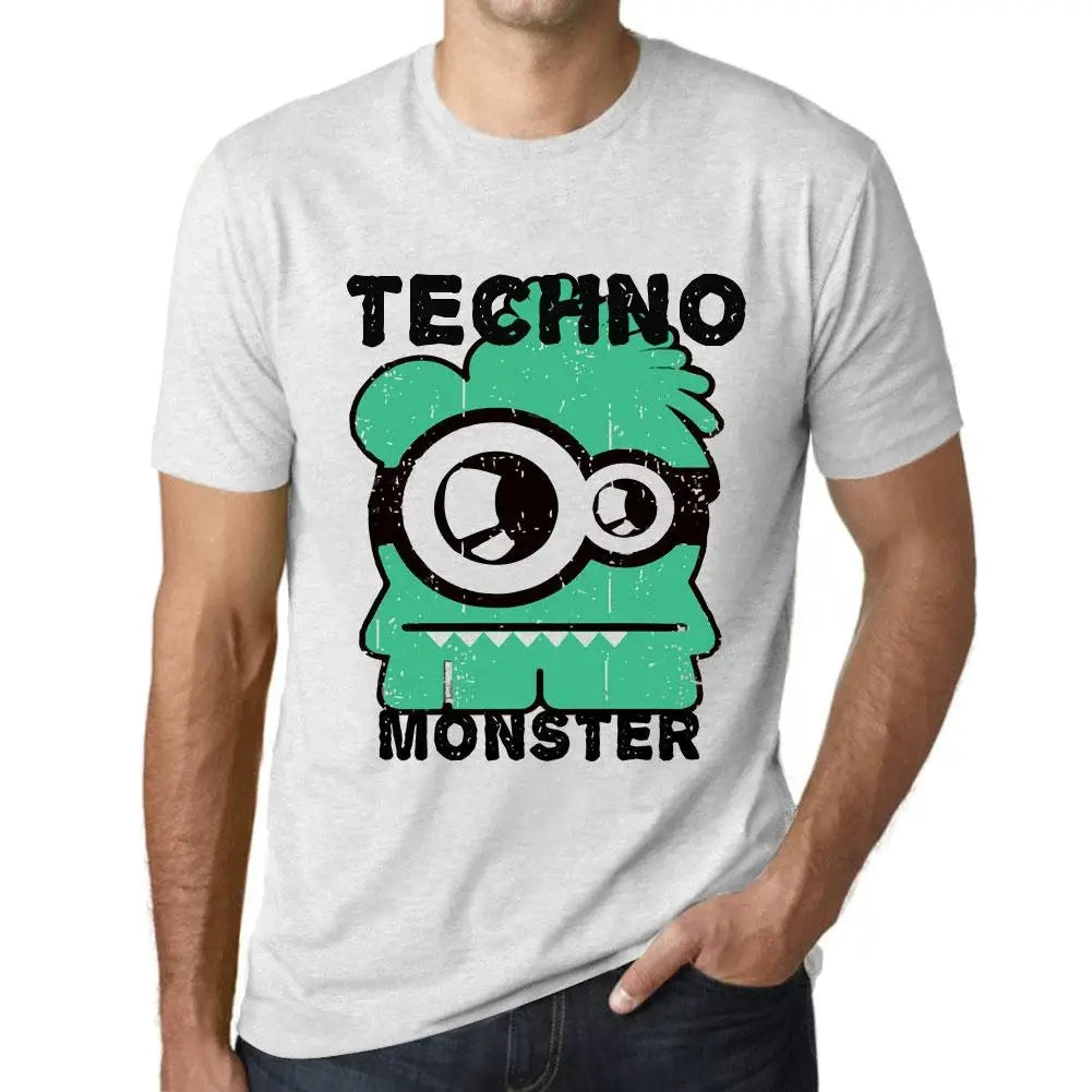 Men's Graphic T-Shirt Techno Monster Eco-Friendly Limited Edition Short Sleeve Tee-Shirt Vintage Birthday Gift Novelty