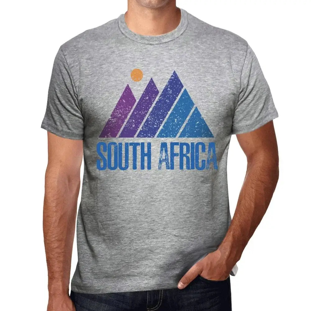 Men's Graphic T-Shirt Mountain South Africa Eco-Friendly Limited Edition Short Sleeve Tee-Shirt Vintage Birthday Gift Novelty