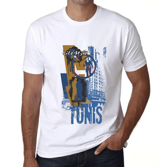 Men's Graphic T-Shirt Tunis Lifestyle Eco-Friendly Limited Edition Short Sleeve Tee-Shirt Vintage Birthday Gift Novelty