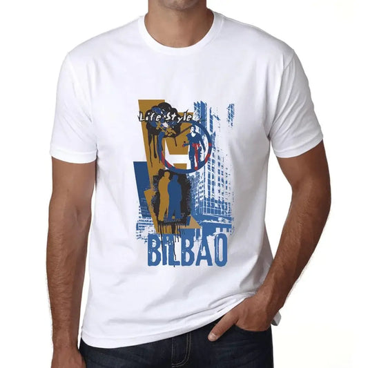 Men's Graphic T-Shirt Bilbao Lifestyle Eco-Friendly Limited Edition Short Sleeve Tee-Shirt Vintage Birthday Gift Novelty