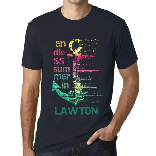 Men's Graphic T-Shirt Endless Summer In Lawton Eco-Friendly Limited Edition Short Sleeve Tee-Shirt Vintage Birthday Gift Novelty