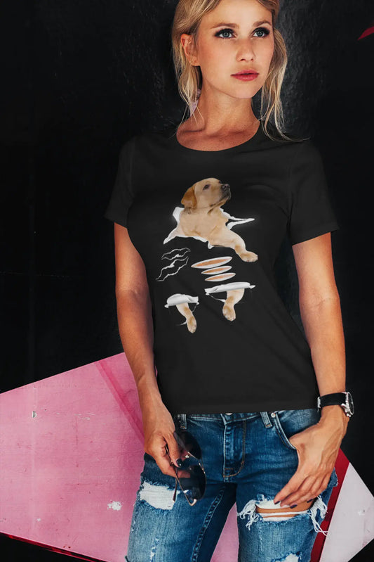 ULTRABASIC Women's Organic T-Shirt - Golden Retriever - Cute Funny Dog Shirt