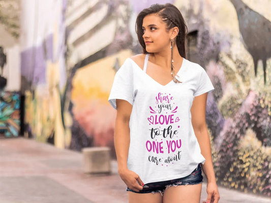 ULTRABASIC Women's T-Shirt Share Your Love - Romantic Quote - Casual Shirt