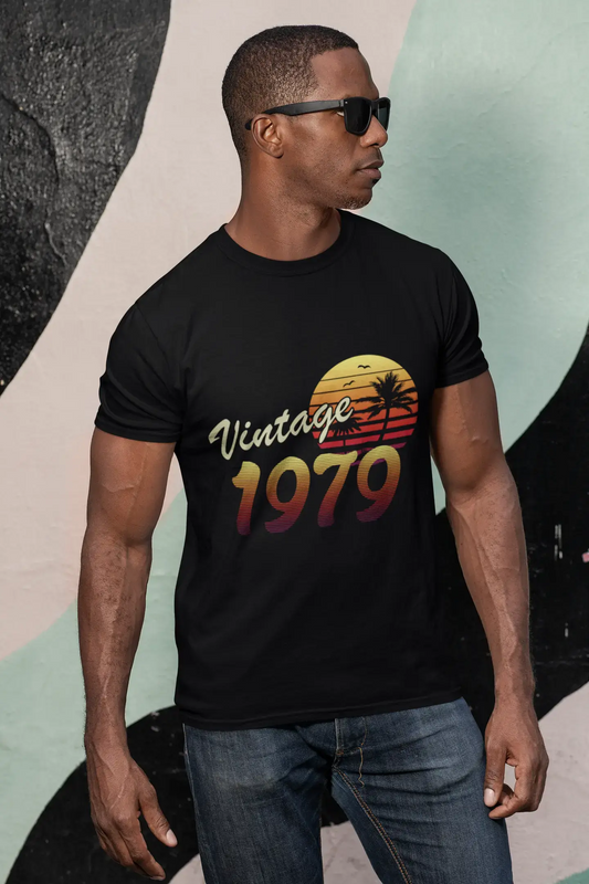 ULTRABASIC Men's T-Shirt Vintage 1979 Sunset - 42nd Birthday Gift Tee Shirt