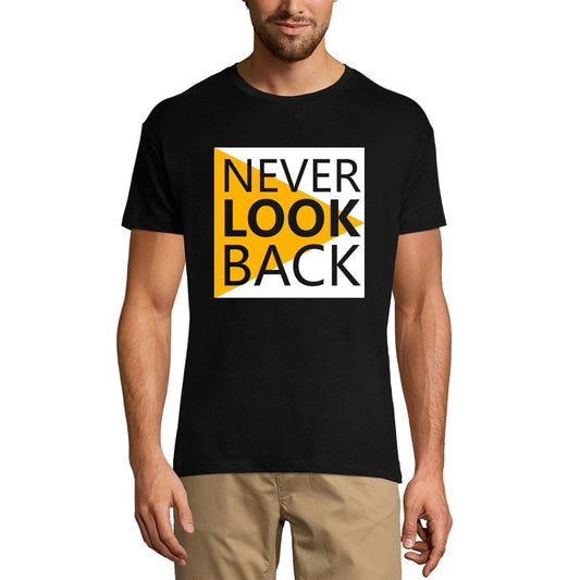 ULTRABASIC Graphic Men's T-Shirt Never Look Back - Motivational Life Quote