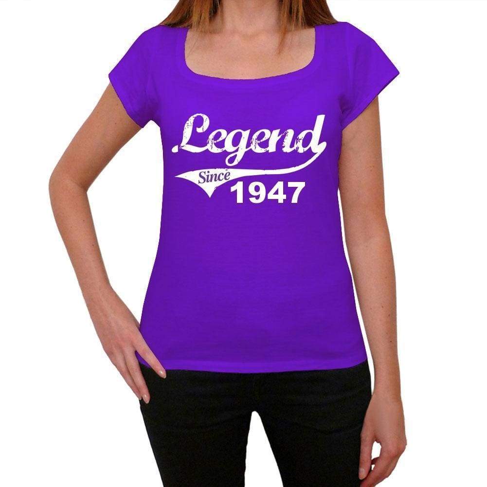 1947, Legend Since Womens T shirt Purple Birthday Gift 00131 ultrabasic-com.myshopify.com