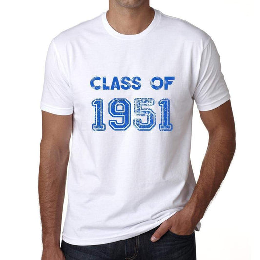 1951, Class of, white, Men's Short Sleeve Round Neck T-shirt 00094 ultrabasic-com.myshopify.com