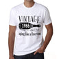 1986 Aging Like a Fine Wine Men's T-shirt White Birthday Gift 00457 - ultrabasic-com